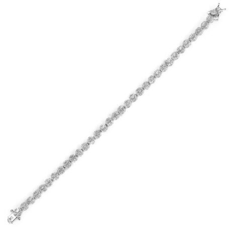 925 Silver CZ Set Bracelet