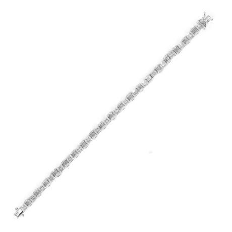925 Silver CZ Set Bracelet