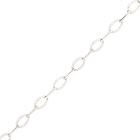Sterling Silver Rhodium Plated CZ Bracelet – ABB214