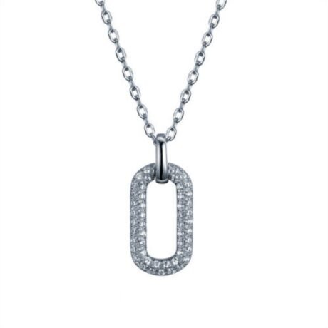 925 Silver Rhodium Plated CZ Set