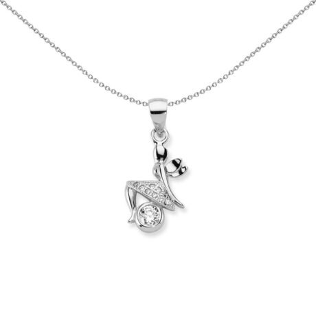 925 Silver CZ Pendant