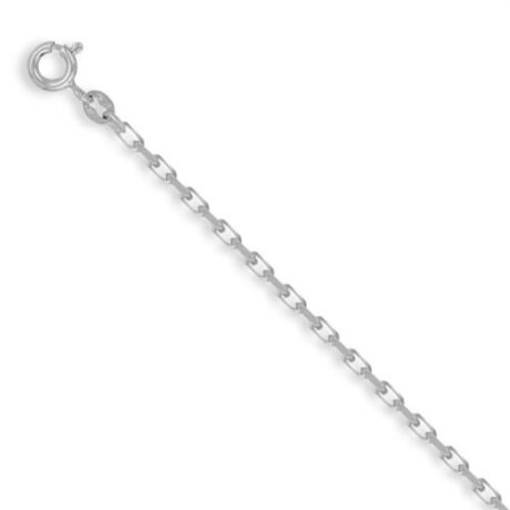 Sterling Silver Diamond-Cut Belcher Necklace