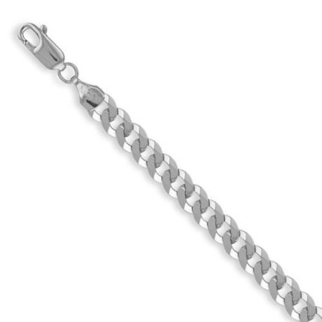 Sterling Silver Curb Chain Bracelet – ACN006C-16
