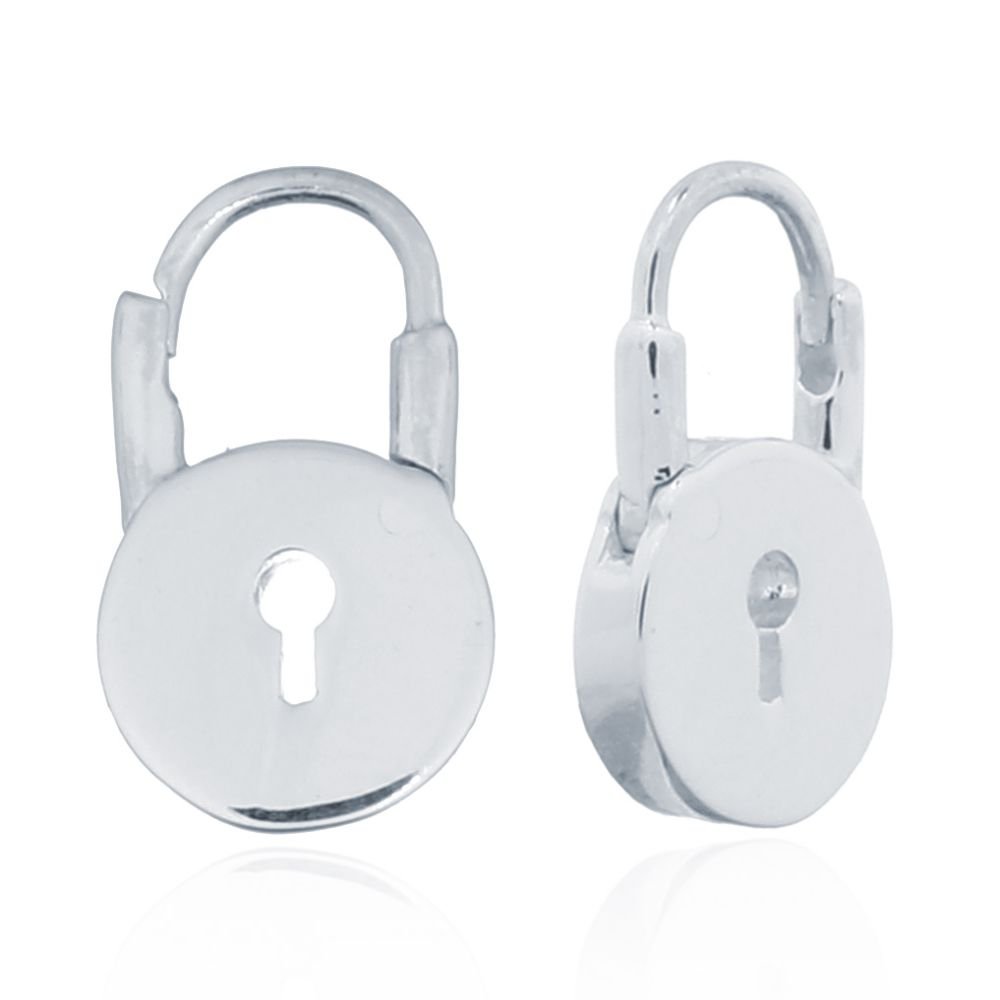 love padlock earrings alternate view