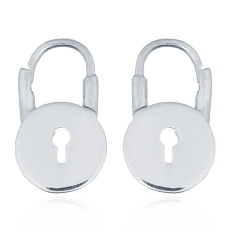 love padlock earrings