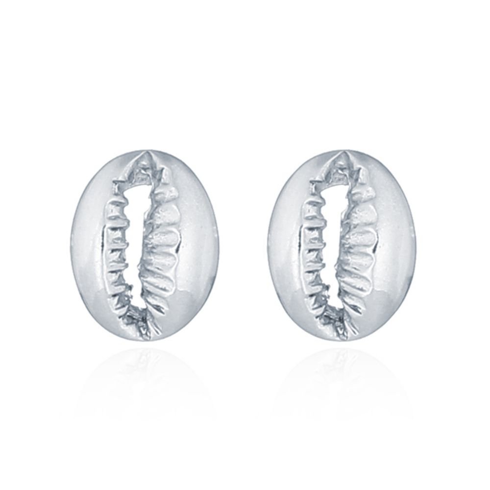 coffee bean stud earrings