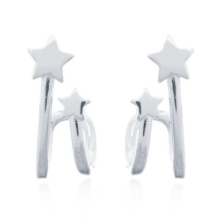 shooting star wand stud earrings