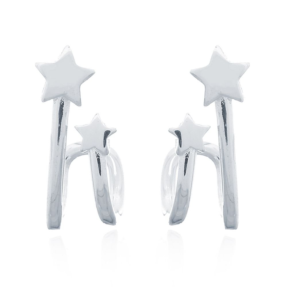 shooting star wand stud earrings