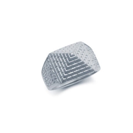 Sterling Silver Pyramid Ring 15.3mm