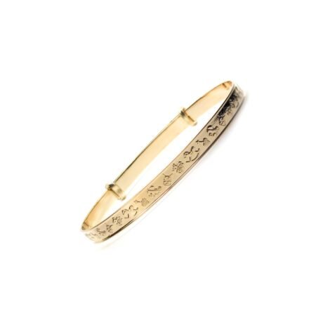 9ct Yellow Gold Children's Expanding Bangle
