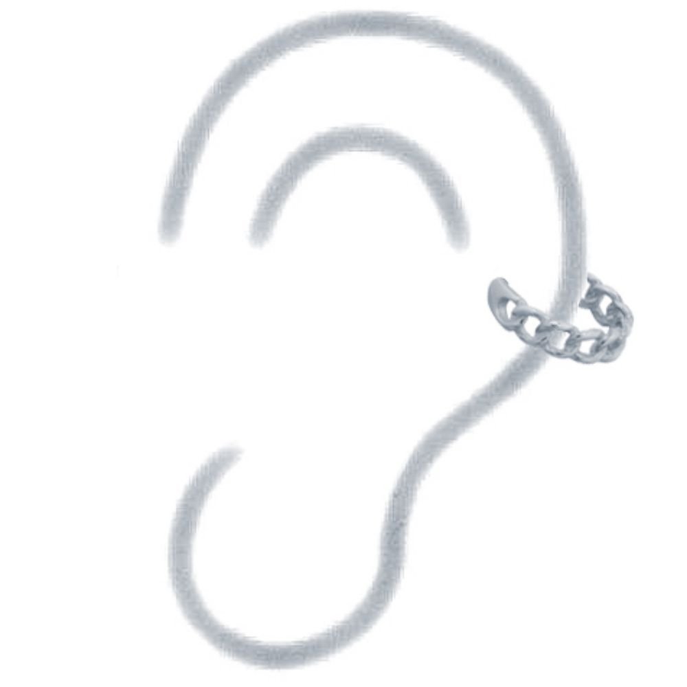 Sterling Silver Ear Cuff – AEC007 - Image 3